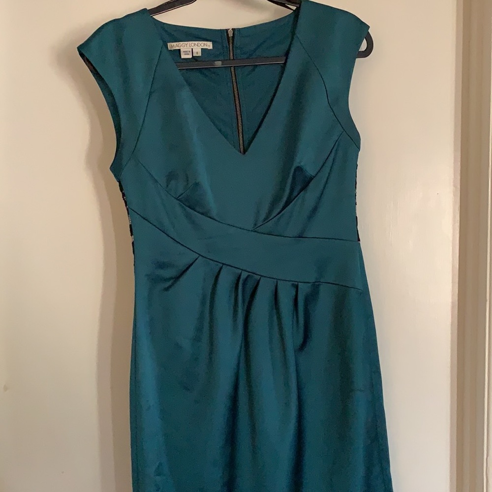 Maggy London green dress